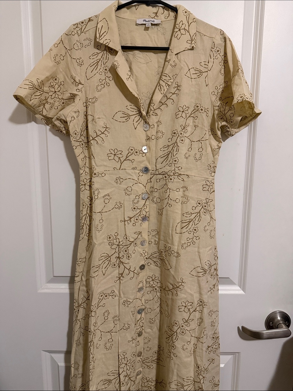 Madewell Women Midi Shirtdress Size 0